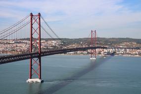 red Lisbon Bridge