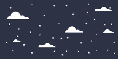 dark starry sky as an illustration