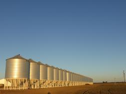 Grain silo farmer tank