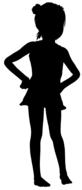 person silhouette drawing