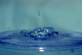 Drops Water Macro