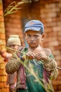photo of poor children in Madagascar