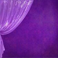 Purple curtain, at purple background, clipart