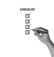 checklist check list mark reminder