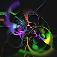 fractal pattern design ornaments wave as background