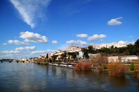 panoramic photo of the promenade in Coimbra, Portugal