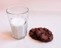Sweet milk and chocolate chip cookies