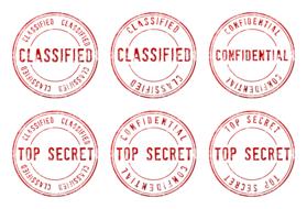 top secret confidential classified