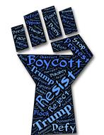 defiance fist resist boycott trump