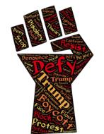 defiance fist resist boycott trump