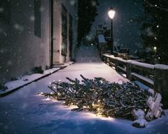 Christmas Snow Night