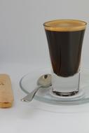 hot coffee in a cup