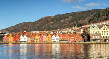 Bergen Norway color house