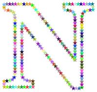 stars colorful prismatic chromatic
