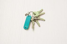Keys Home Door blue