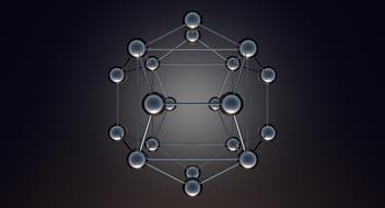 icosahedral atoms models balls
