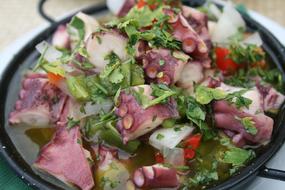 Vegetable salad tasty fresh