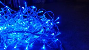 Blue Lights Color Light