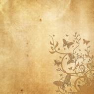 background scrapbooking paper flowers brown
