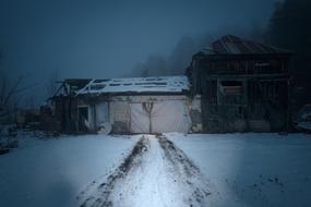Dark Tired Old house