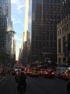 Busy Street Taxi