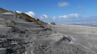 North Sea Beach scenic view