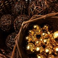 Decoration Brown Gold