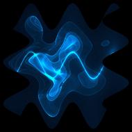 background abstract decorative glow blue wave