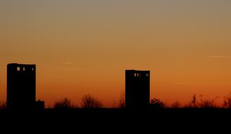 view of Sunset sky In The Evening