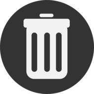 garbage garbage can delete waste