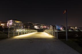 Bridge and Houses