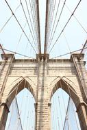 Brooklyn Bridge white