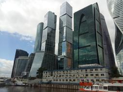 fabulous Moscow River Buildings