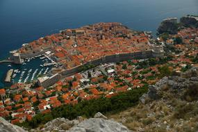Dubrovnik View red Roofs