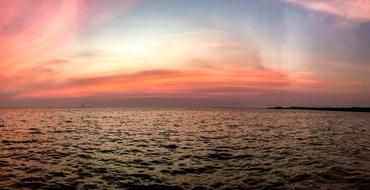 Sea nature landscape view