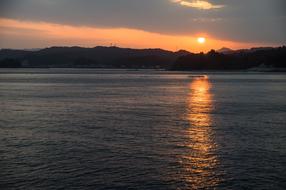 Sunset In Saganoseki Oita