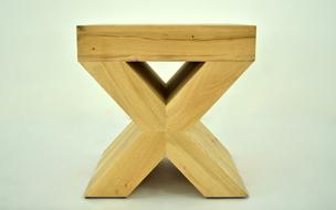 X-Ray Oak Stool Fiber