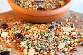 colored grain