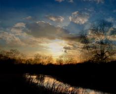 Sunlight Water Reflections