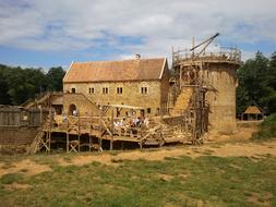 an old ruined house