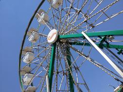 A wheel against the sky