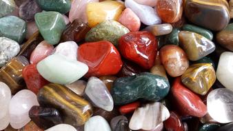 Colorful stones collection