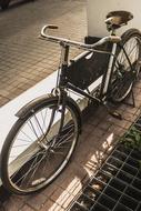 bike on the balcony