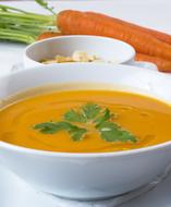 fresh tasty soup