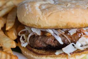 big burger with meat
