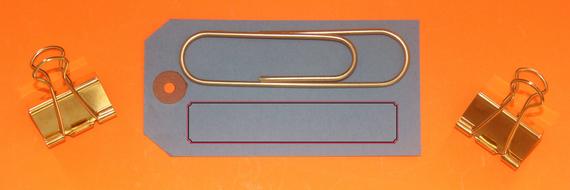 paper clip art orange