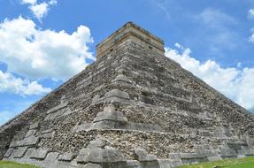 The big stone pyramid is old