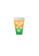 glass with a cold drink