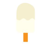 white sweet ice cream icon