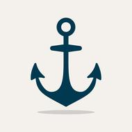 anchor blue icon